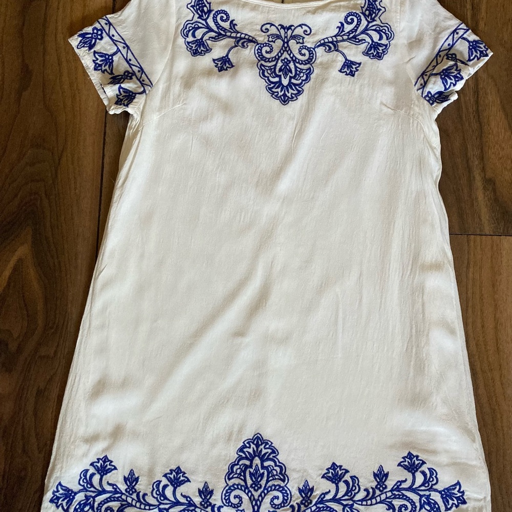 Summer embroidered dress